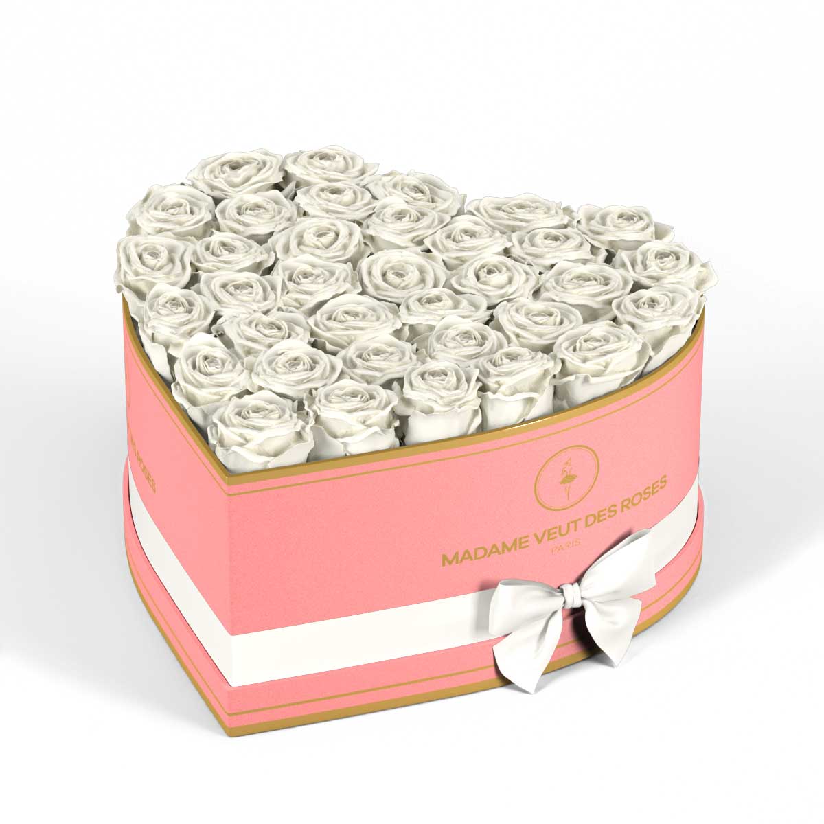 Cœur Grand - Roses éternelles - Madame Veut Des Roses