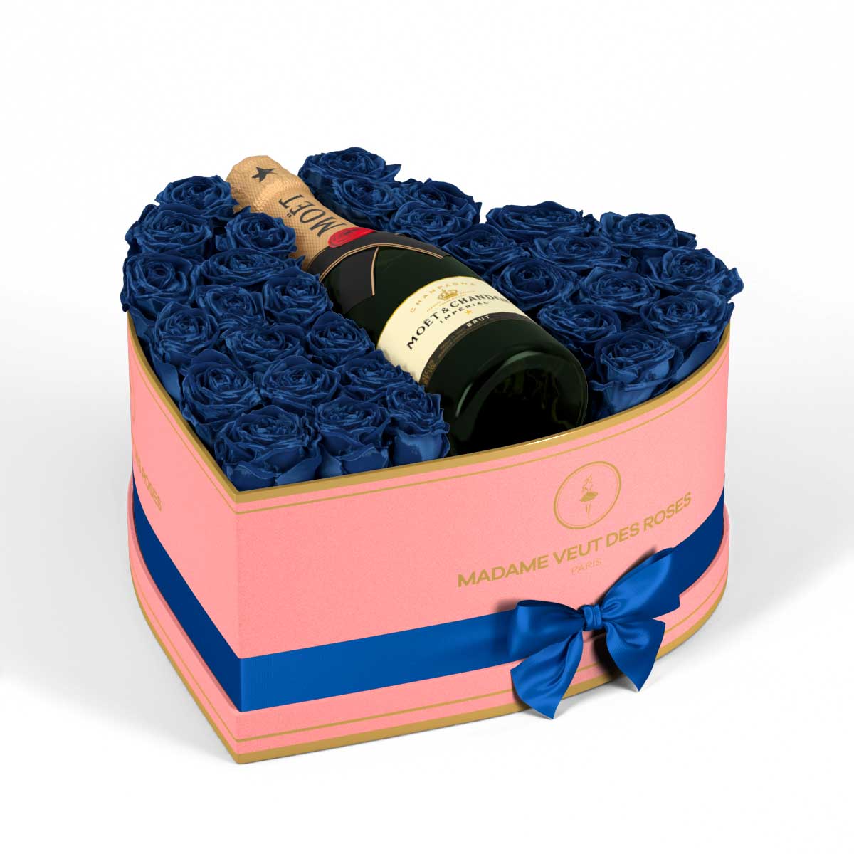 Cœur Grand - Roses éternelles - Madame Veut Des Roses