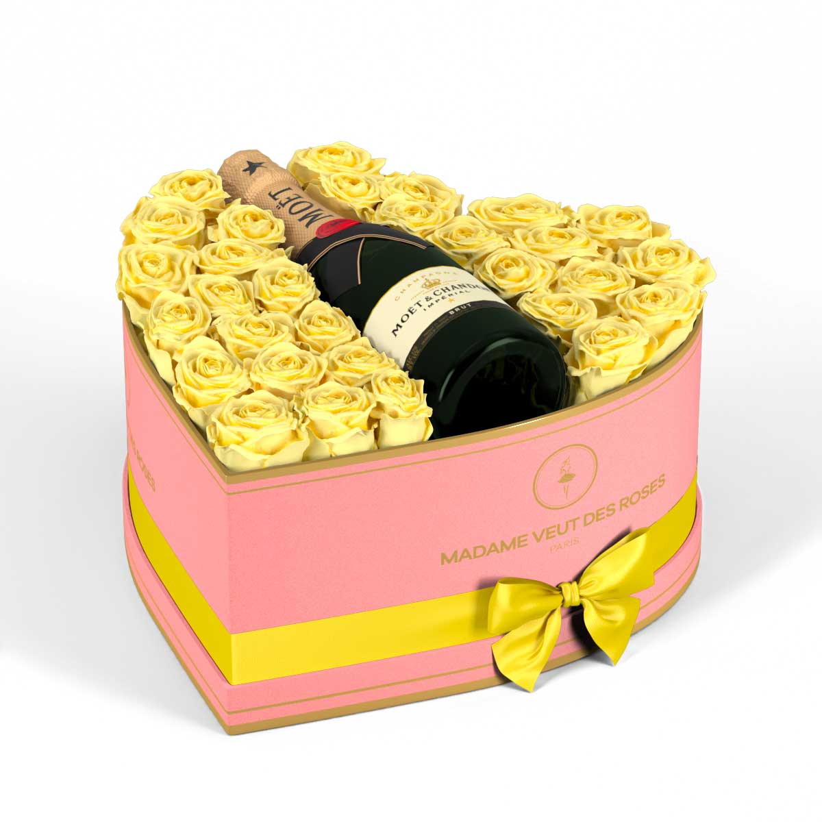 Cœur Grand - Roses éternelles - Madame Veut Des Roses