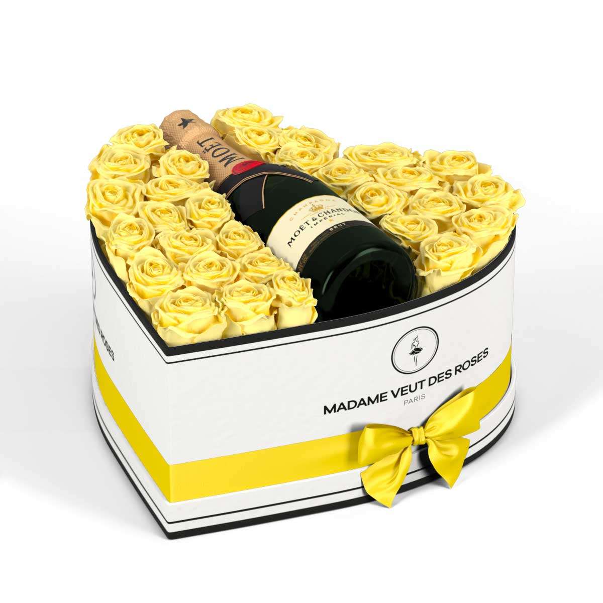 Cœur Grand - Roses éternelles - Madame Veut Des Roses