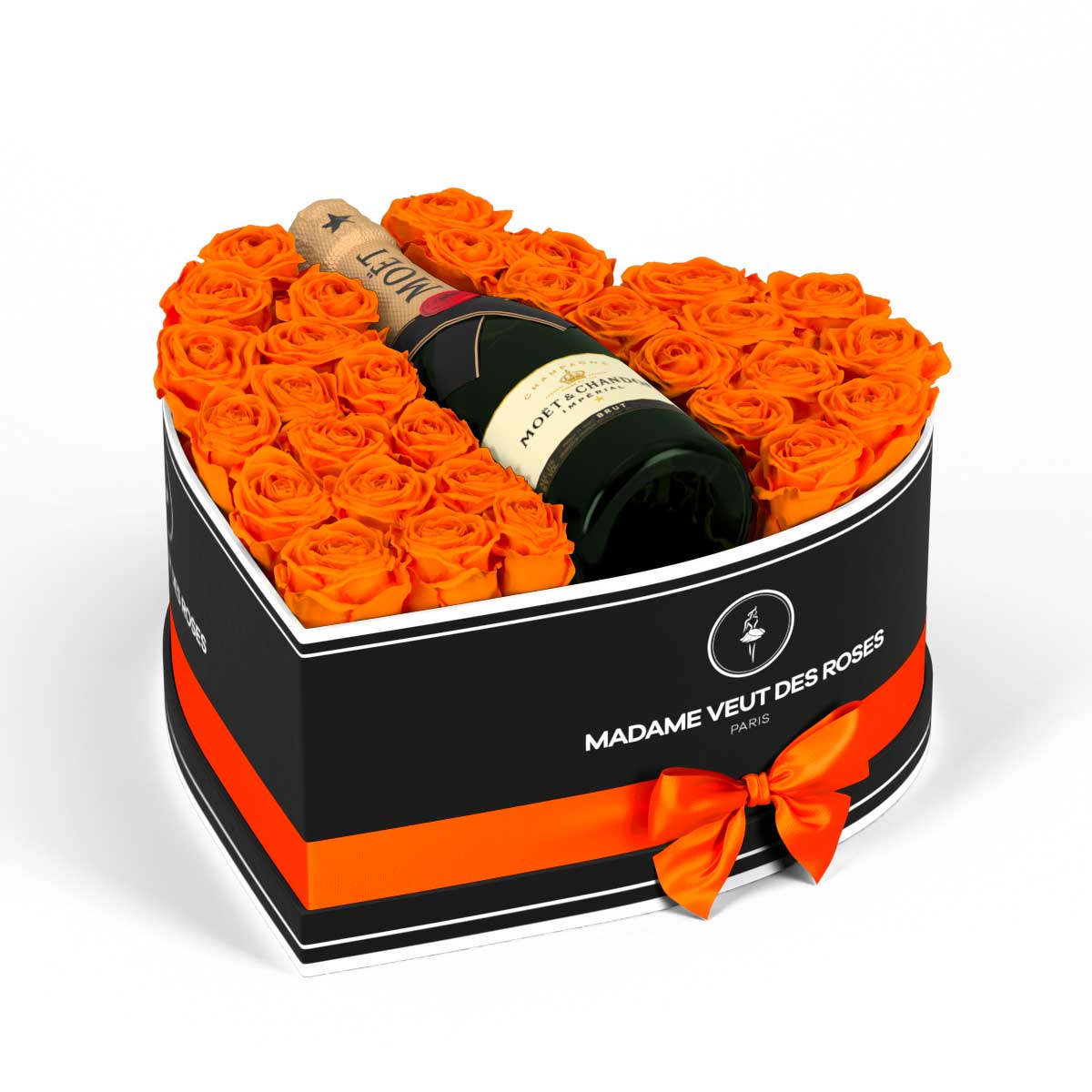 Cœur Grand - Roses éternelles - Madame Veut Des Roses