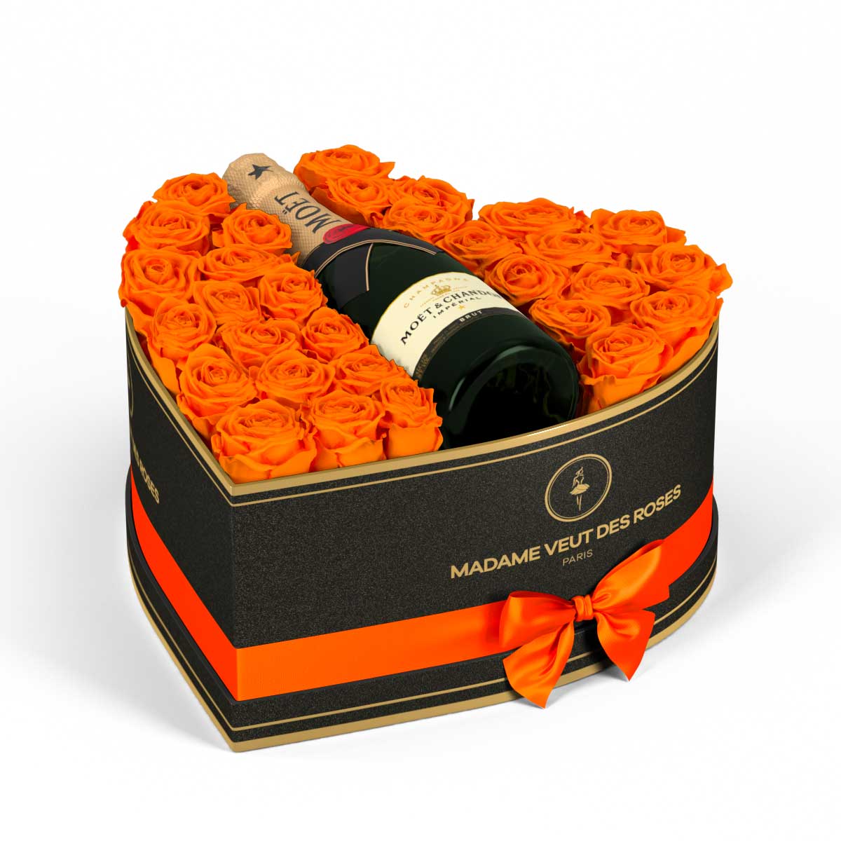 Cœur Grand - Roses éternelles - Madame Veut Des Roses