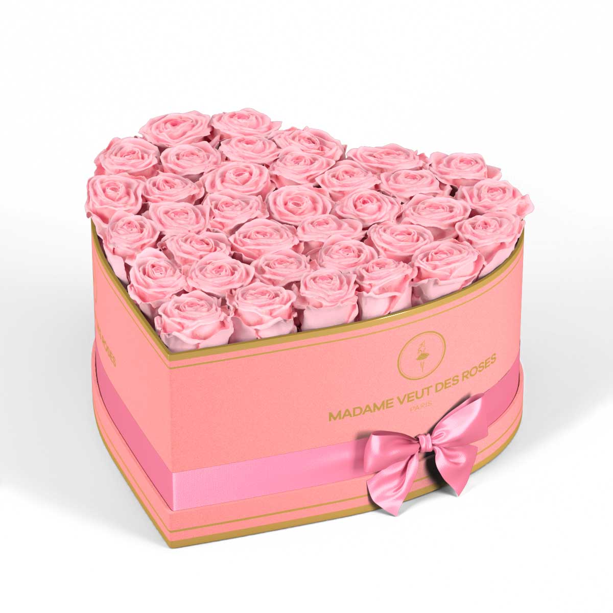 Cœur Grand - Roses éternelles - Madame Veut Des Roses