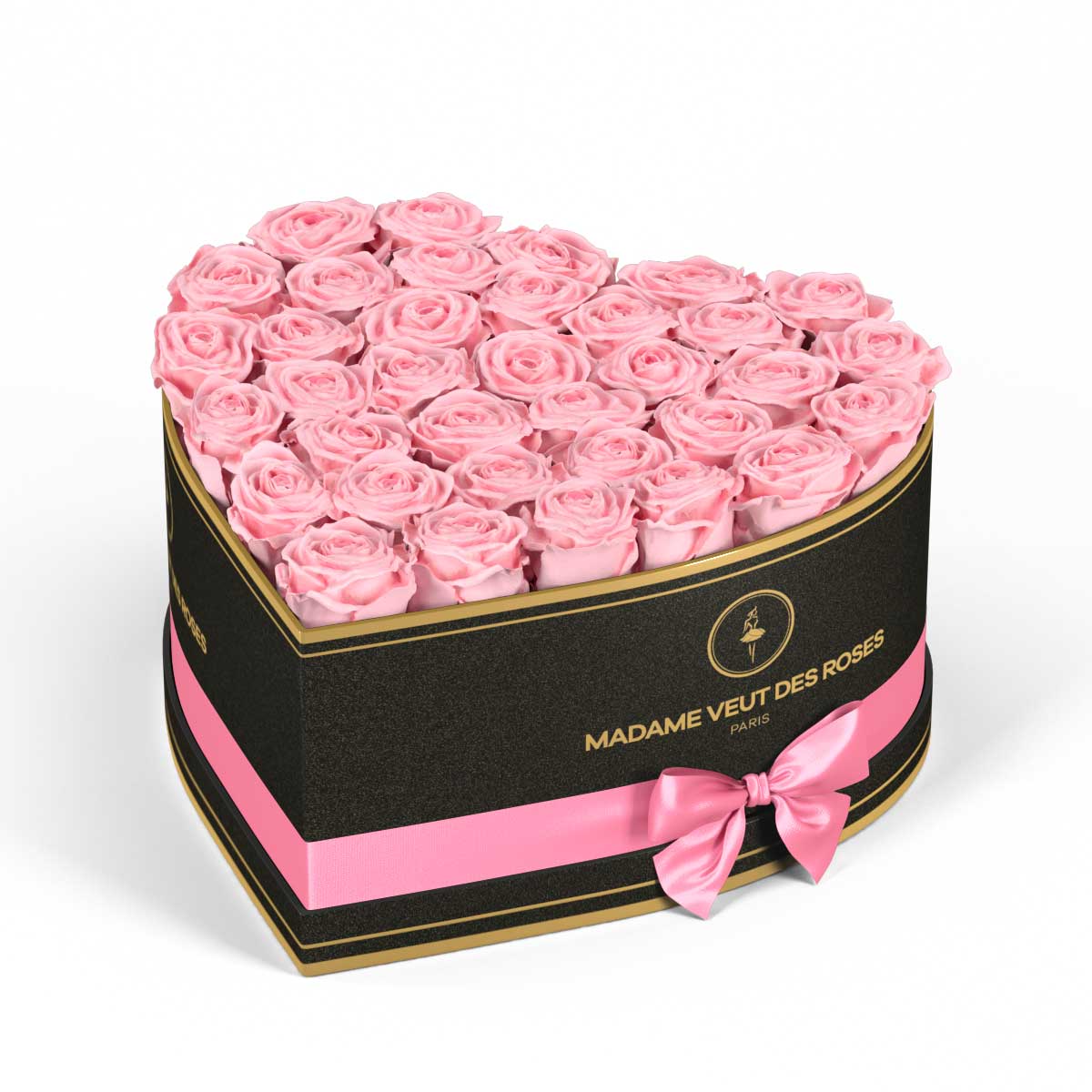 Cœur Grand - Roses éternelles - Madame Veut Des Roses