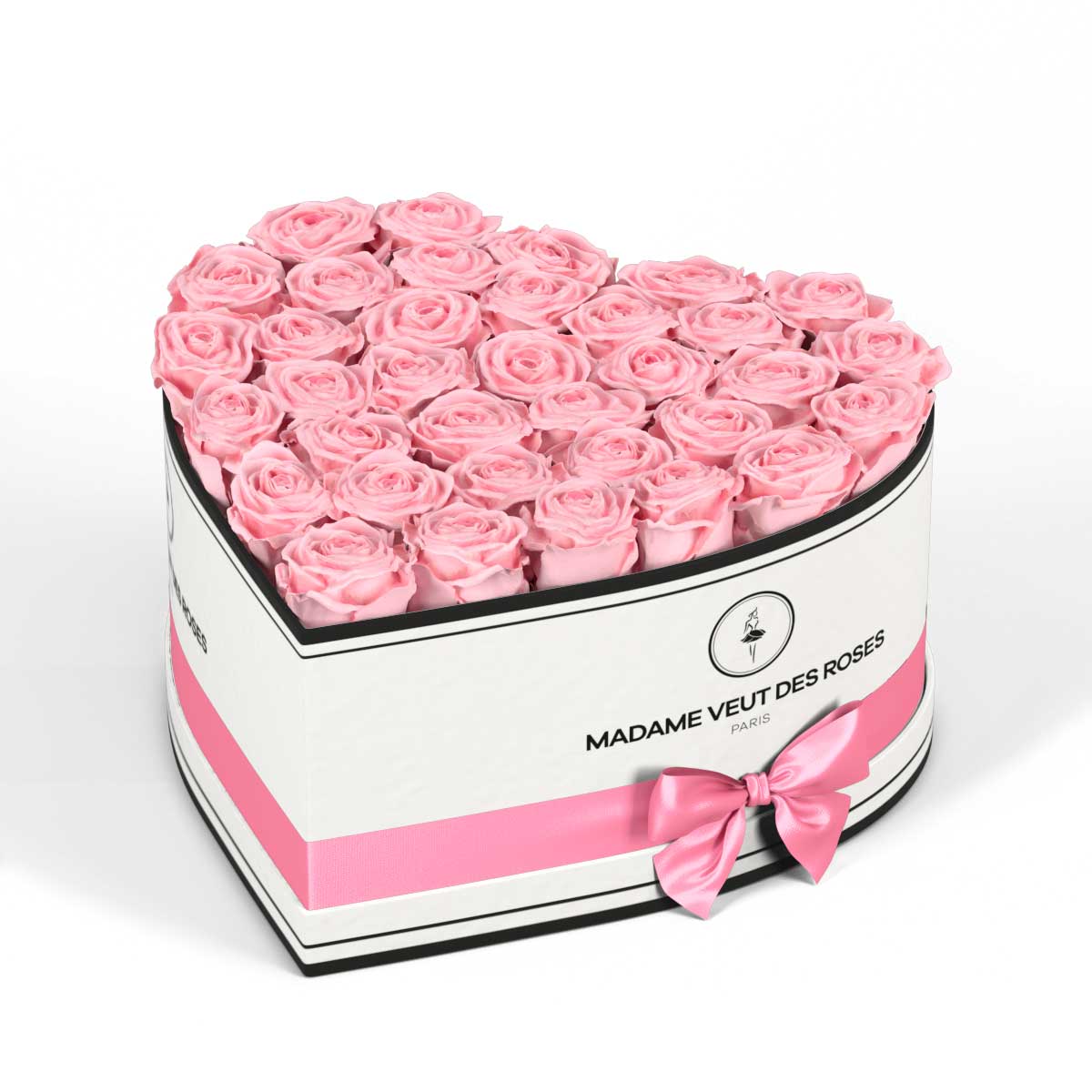 Cœur Grand - Roses éternelles - Madame Veut Des Roses