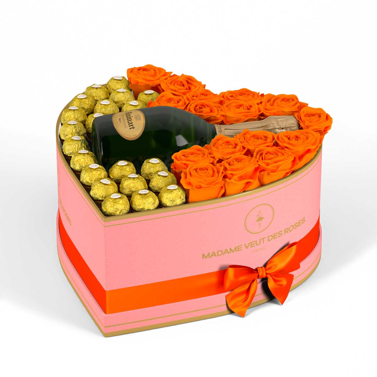 Cœur Grand - Roses éternelles - Madame Veut Des Roses
