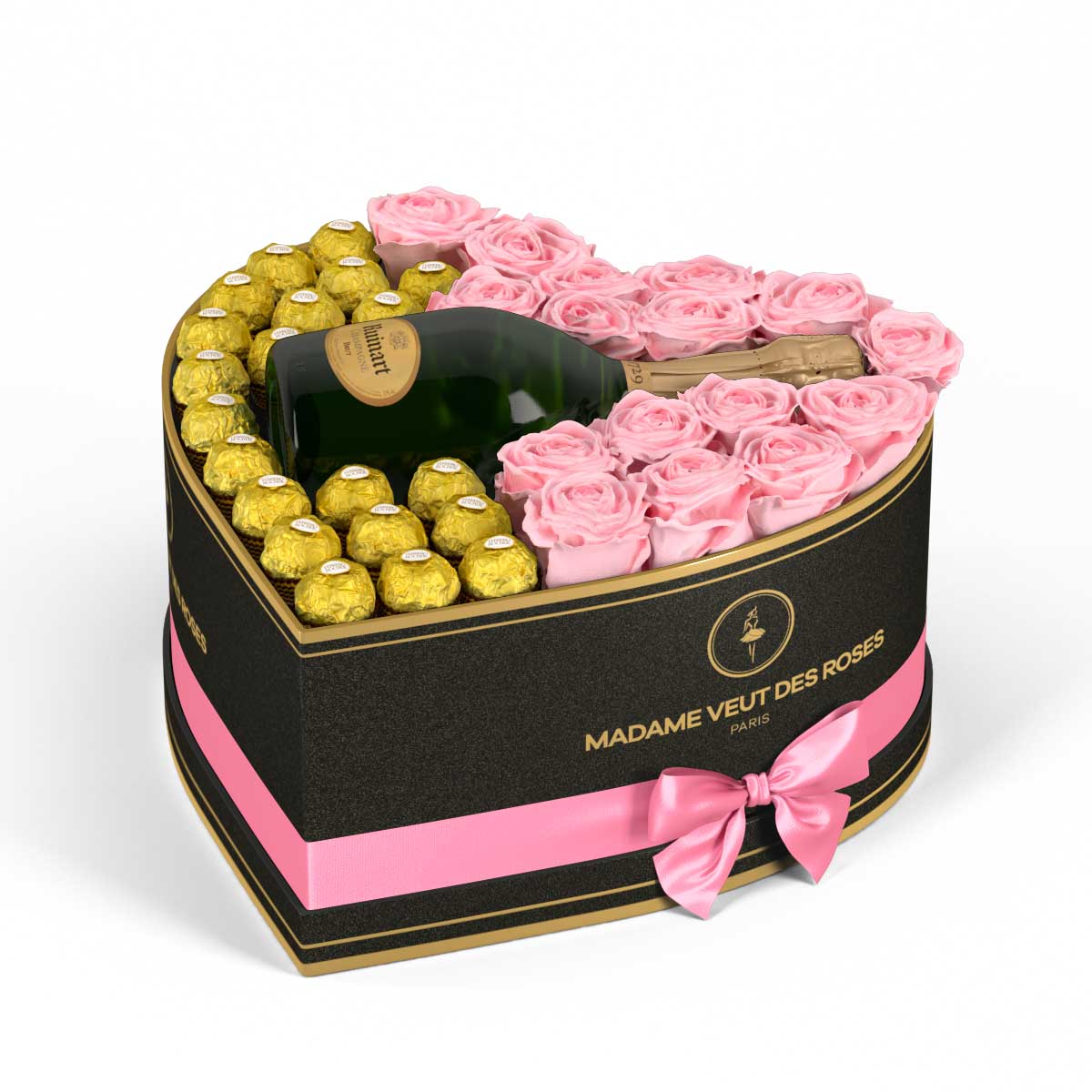 Cœur Grand - Roses éternelles - Madame Veut Des Roses