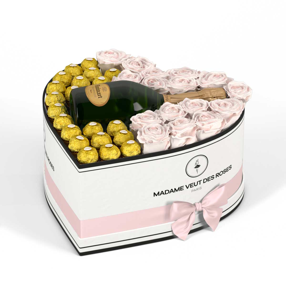 Cœur Grand - Roses éternelles - Madame Veut Des Roses