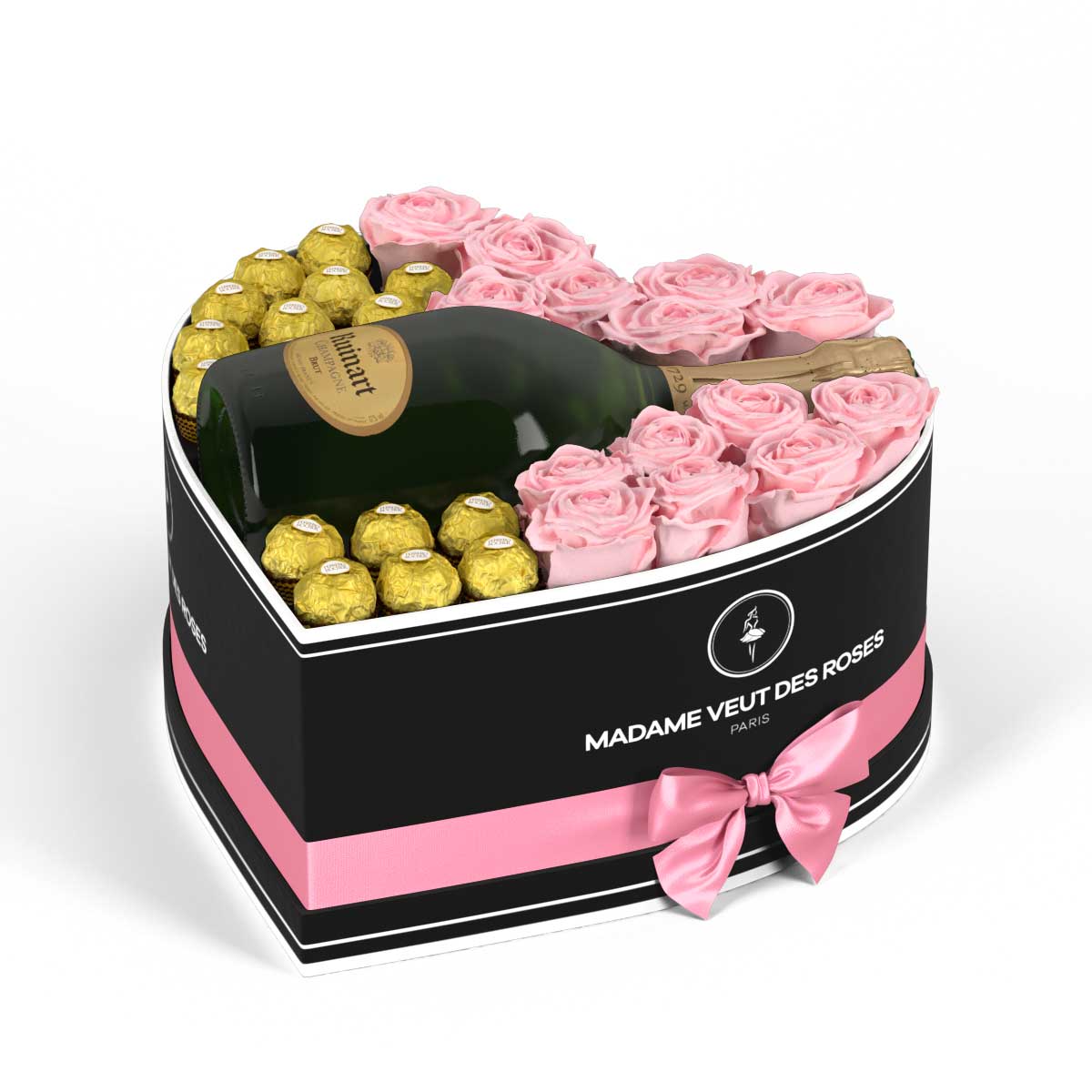Cœur Grand - Roses éternelles - Madame Veut Des Roses