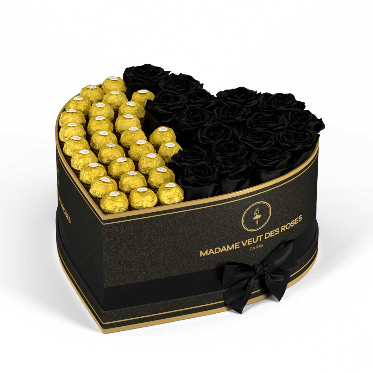 Cœur Grand - Roses éternelles - Madame Veut Des Roses