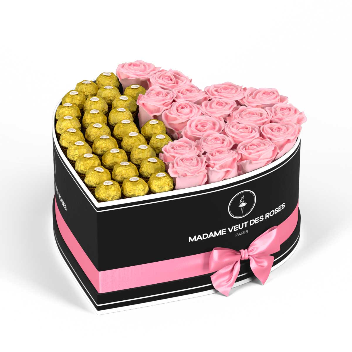Cœur Grand - Roses éternelles - Madame Veut Des Roses