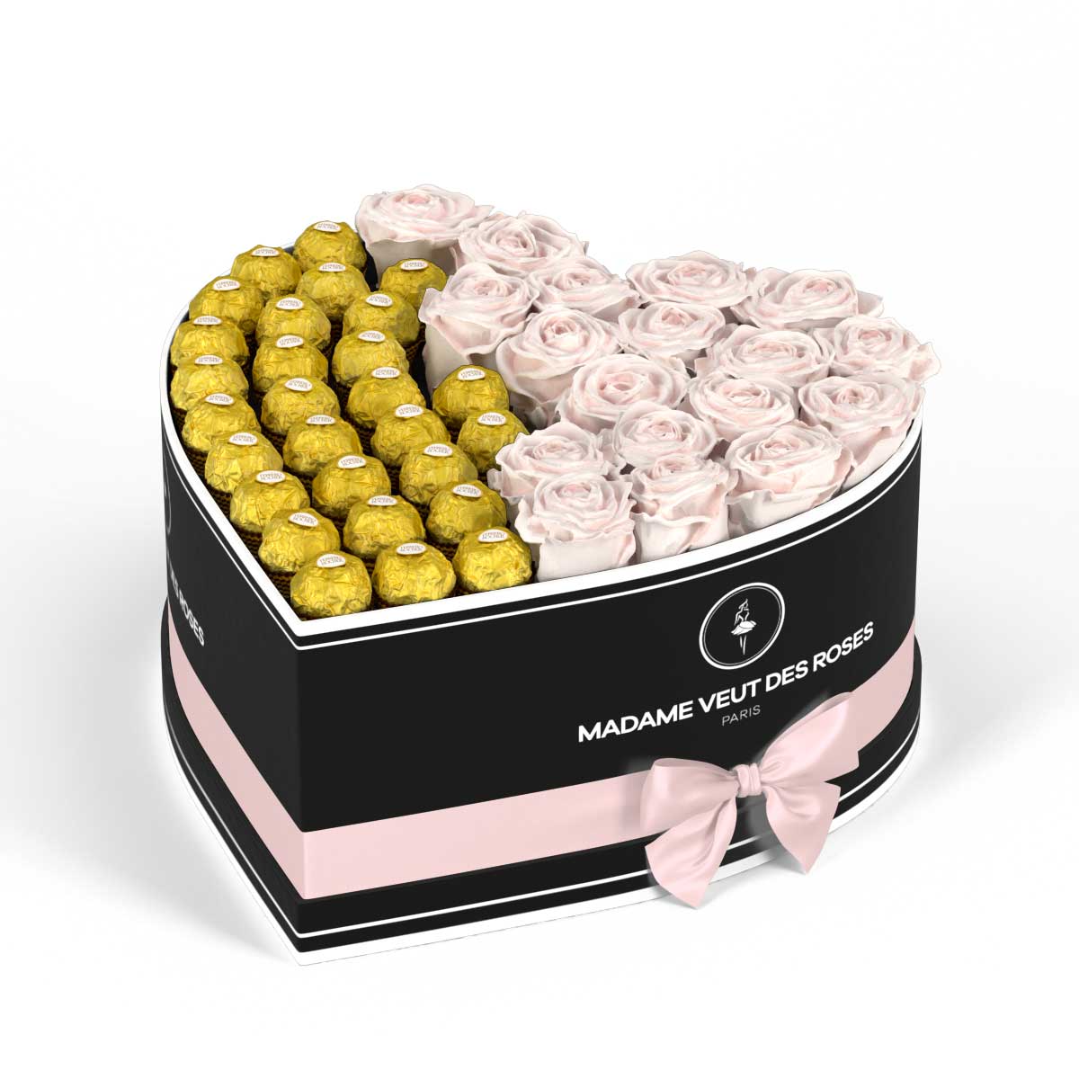 Cœur Grand - Roses éternelles - Madame Veut Des Roses