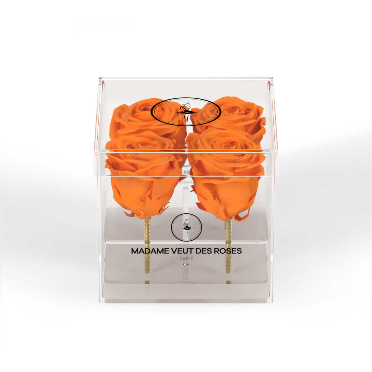 CRISTAL Carré Mini - Roses éternelles - Madame Veut Des Roses