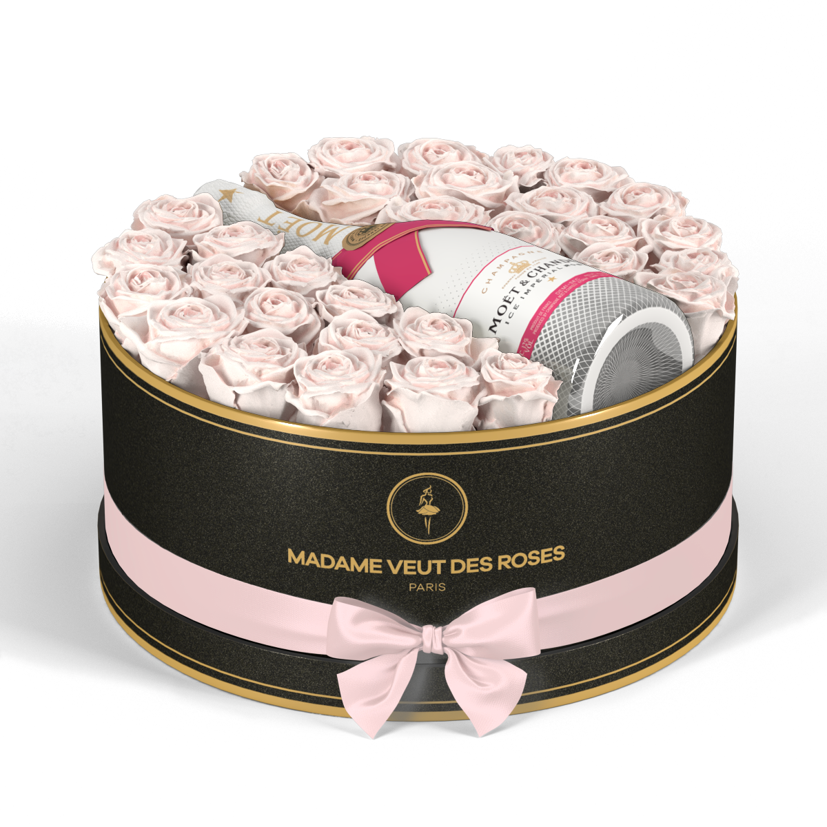 INFINITY Rond Grand - Roses éternelles - Madame Veut Des Roses