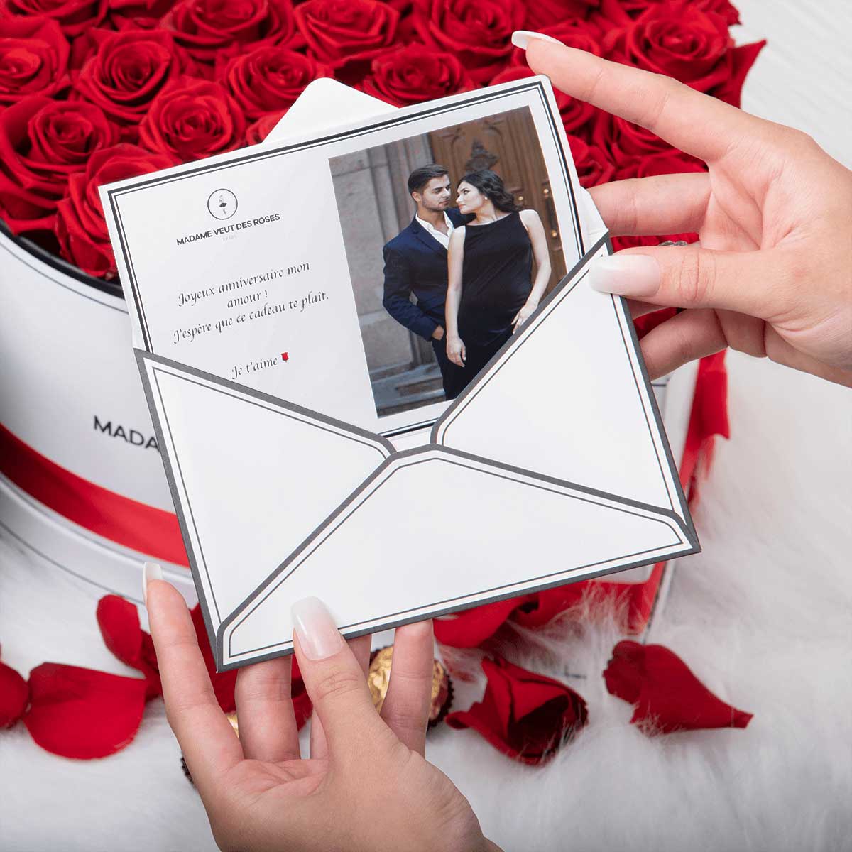 Cœur Mini - Roses éternelles - Madame Veut Des Roses