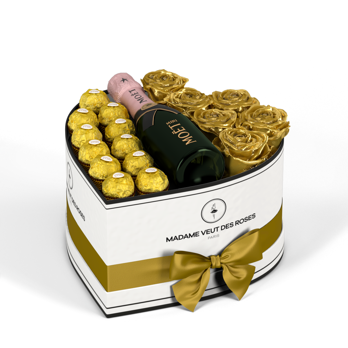 Cœur Medium - Roses éternelles - Madame Veut Des Roses