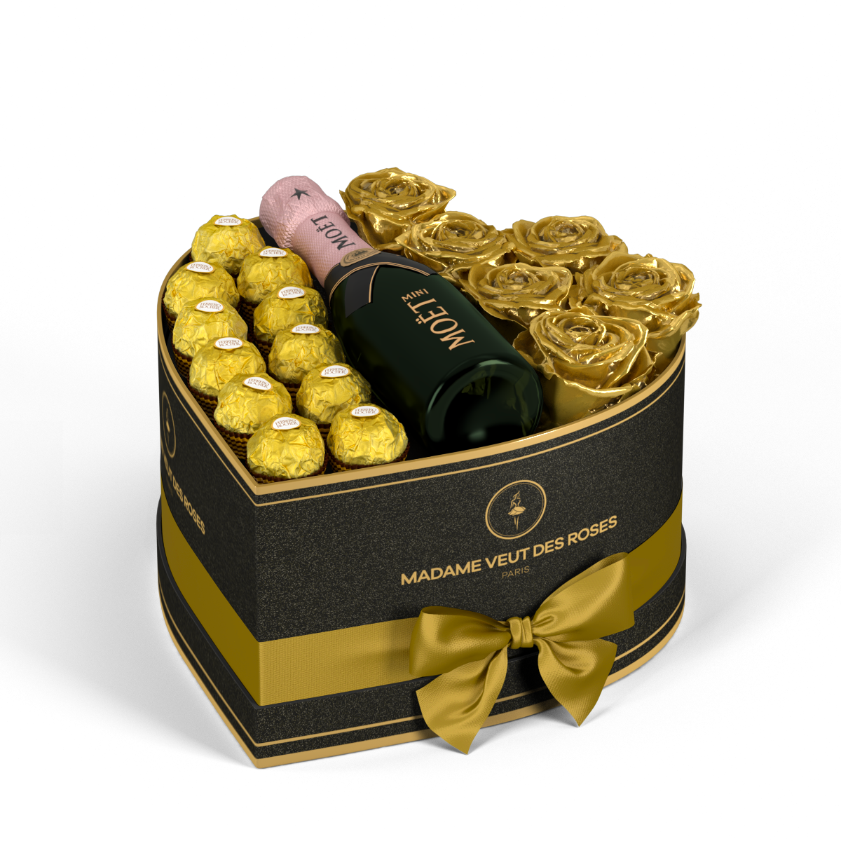 Cœur Medium - Roses éternelles - Madame Veut Des Roses