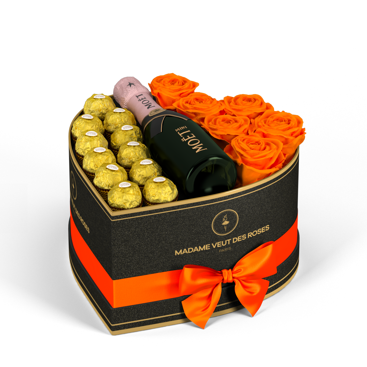 Cœur Medium - Roses éternelles - Madame Veut Des Roses
