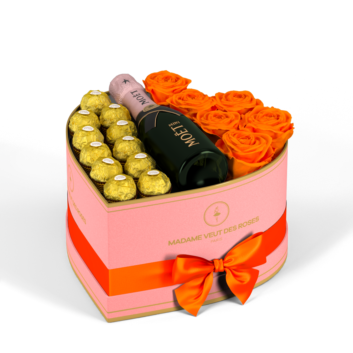 Cœur Medium - Roses éternelles - Madame Veut Des Roses