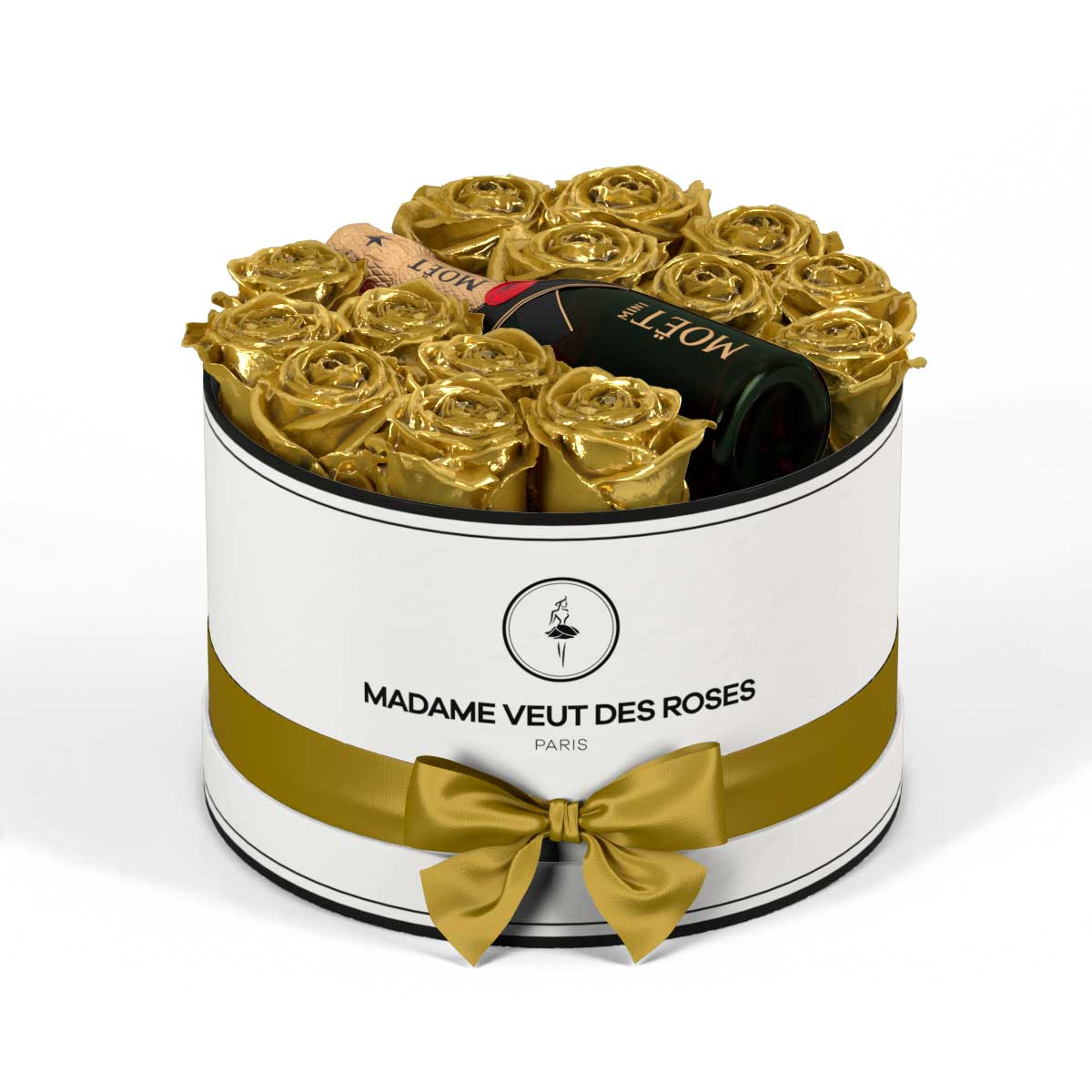 Rond Medium - Roses éternelles - Madame Veut Des Roses