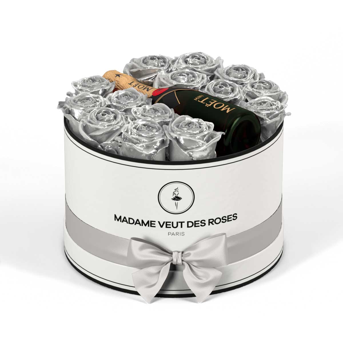 Rond Medium - Roses éternelles - Madame Veut Des Roses