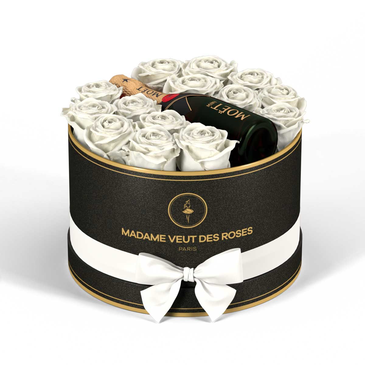 Rond Medium - Roses éternelles - Madame Veut Des Roses