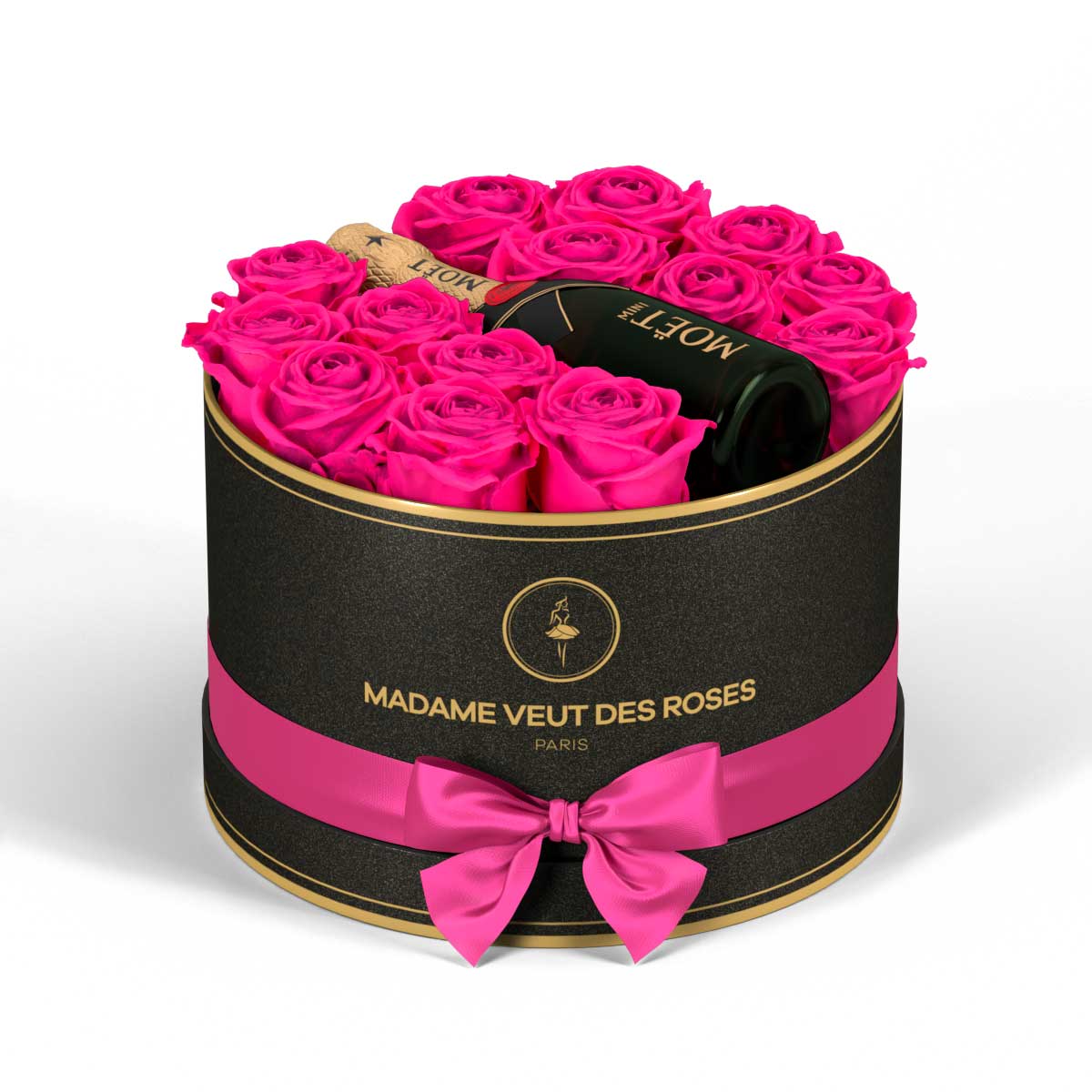 Rond Medium - Roses éternelles - Madame Veut Des Roses