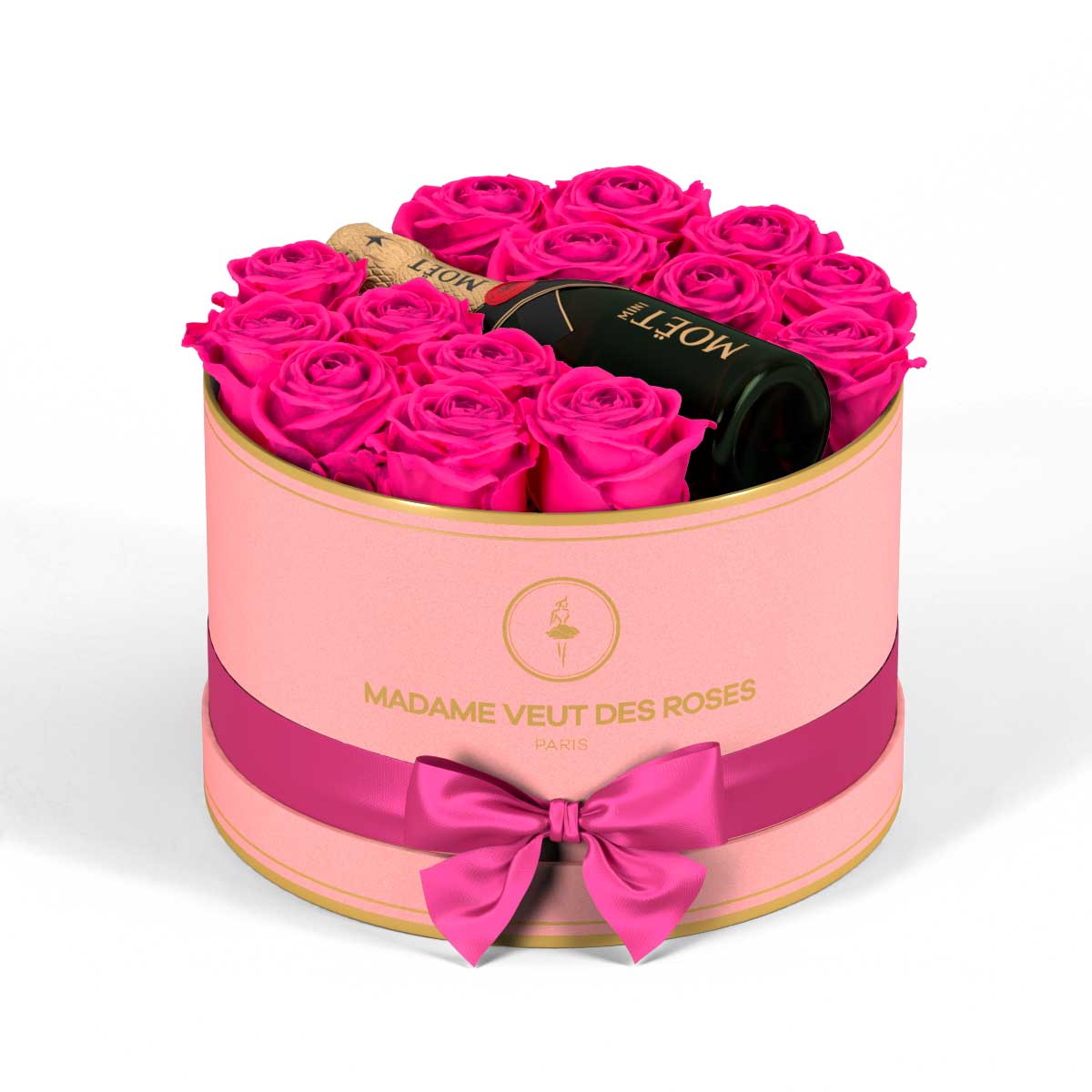 Rond Medium - Roses éternelles - Madame Veut Des Roses