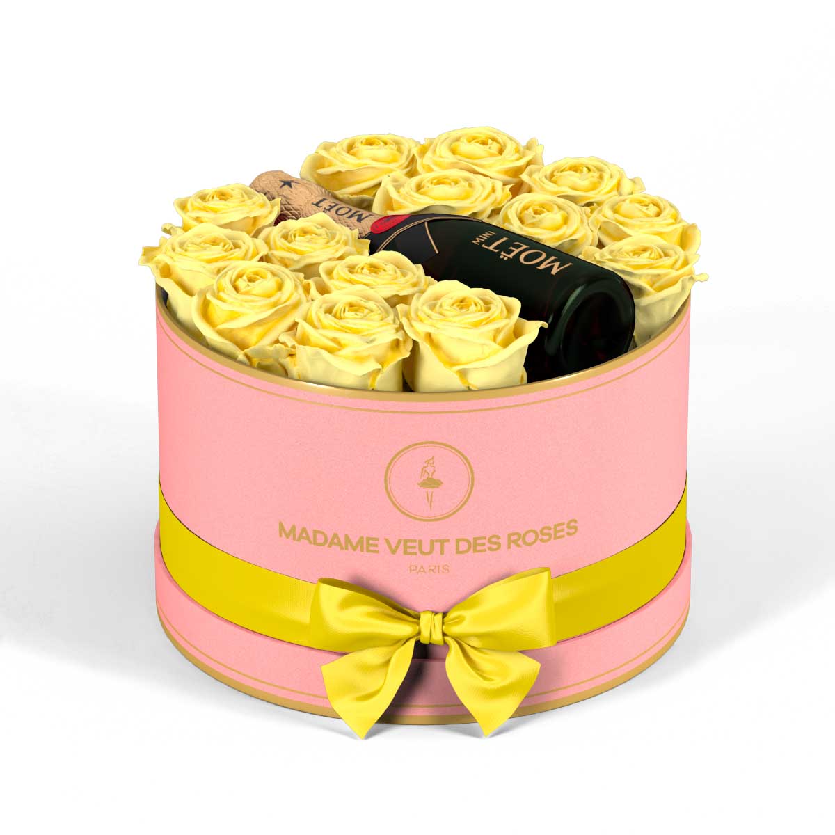 Rond Medium - Roses éternelles - Madame Veut Des Roses