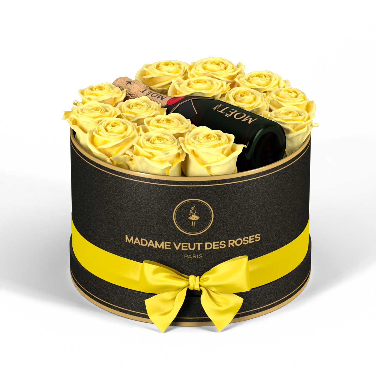 Rond Medium - Roses éternelles - Madame Veut Des Roses