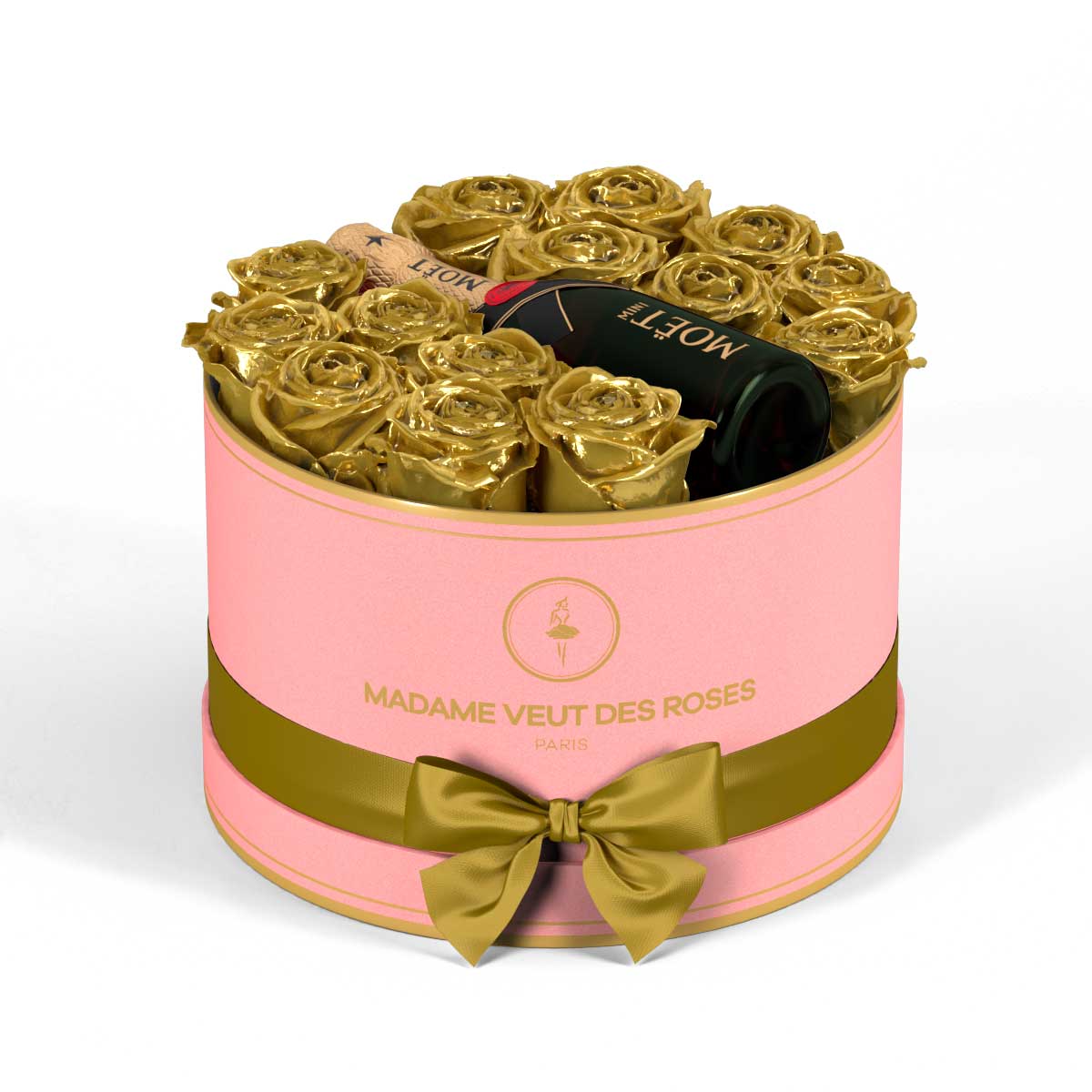 Rond Medium - Roses éternelles - Madame Veut Des Roses