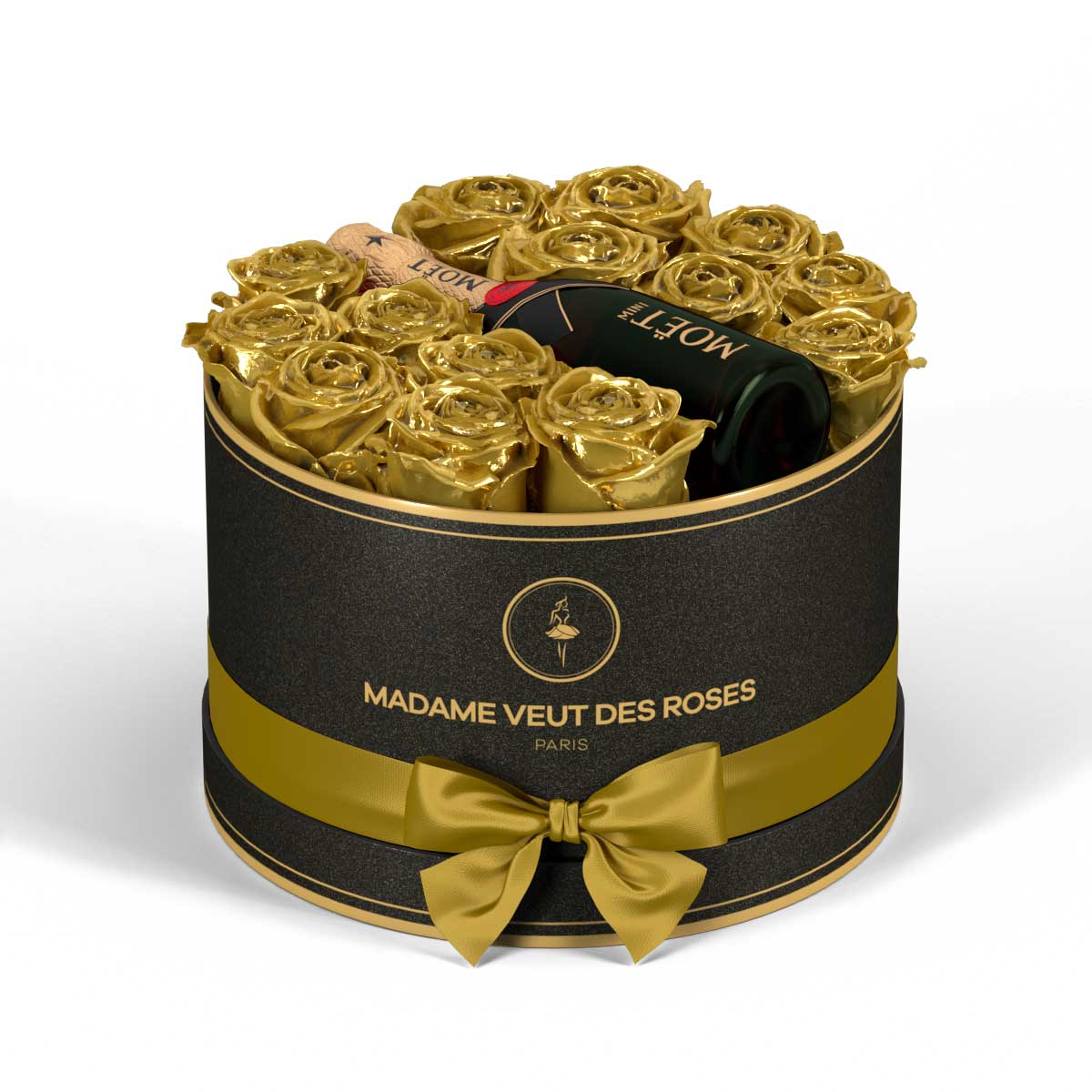 Rond Medium - Roses éternelles - Madame Veut Des Roses