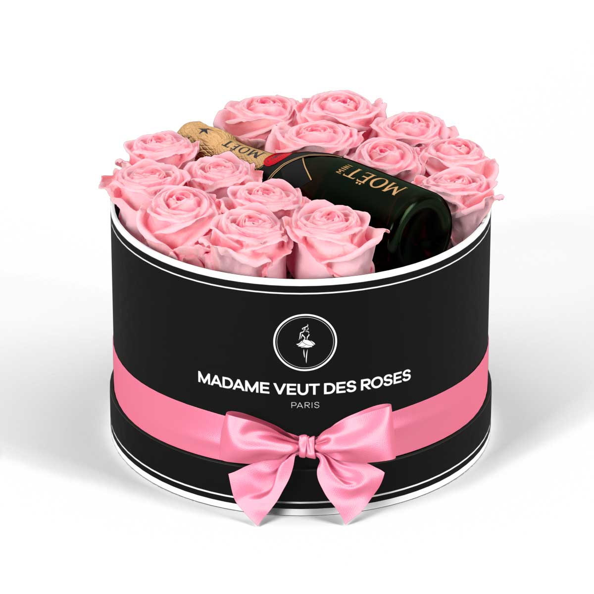 Rond Medium - Roses éternelles - Madame Veut Des Roses