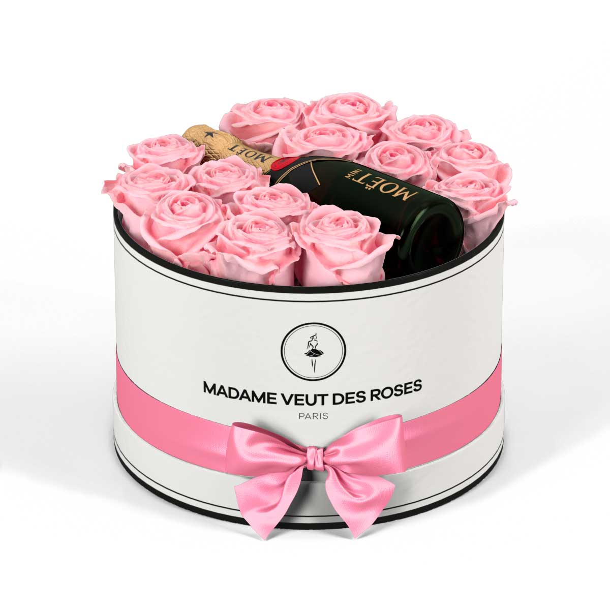 Rond Medium - Roses éternelles - Madame Veut Des Roses