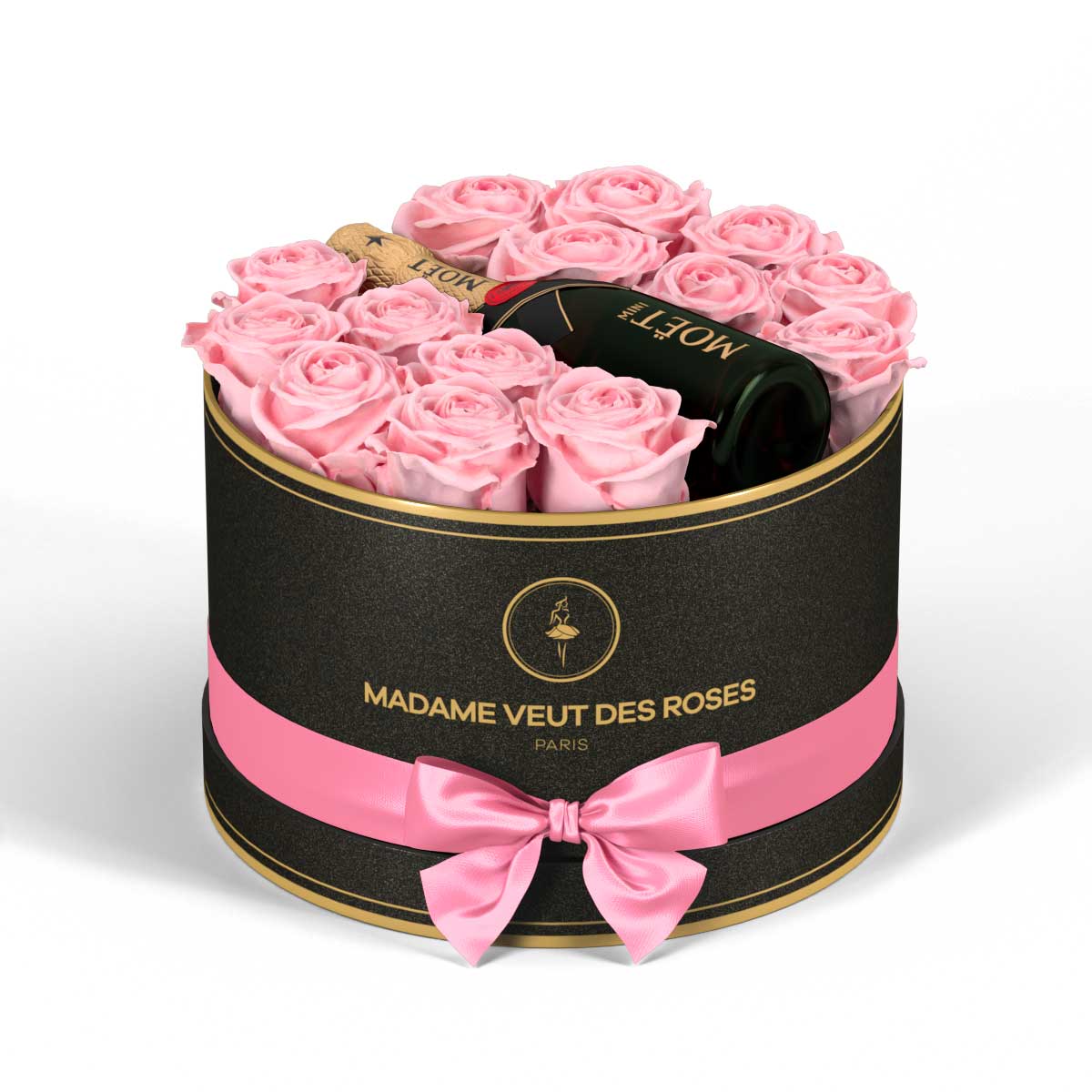 Rond Medium - Roses éternelles - Madame Veut Des Roses