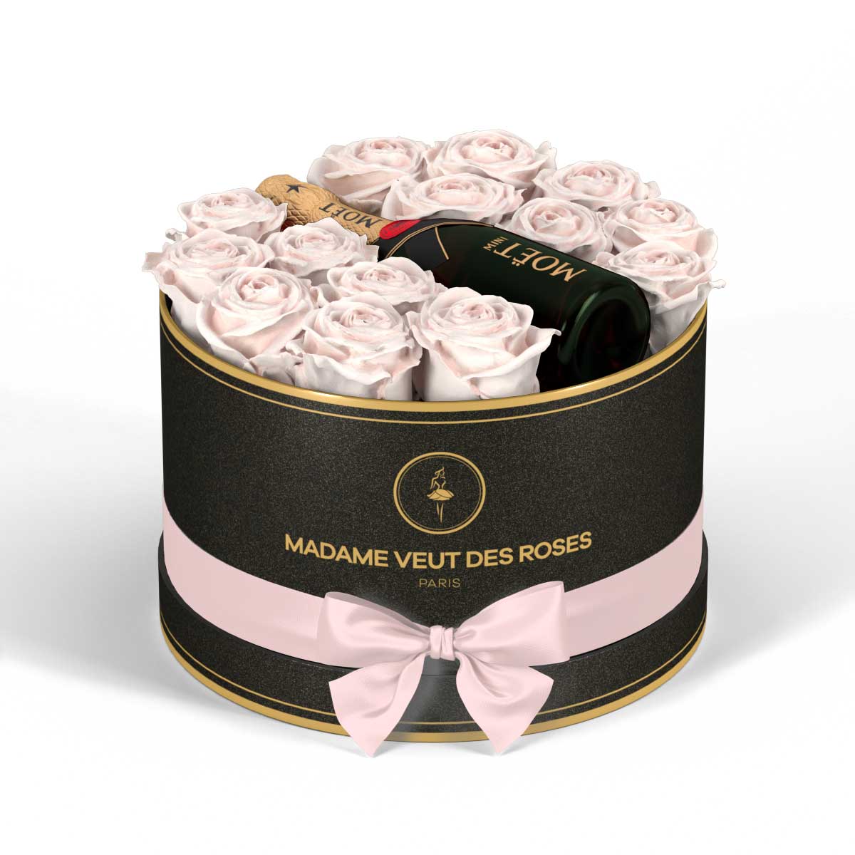 Rond Medium - Roses éternelles - Madame Veut Des Roses