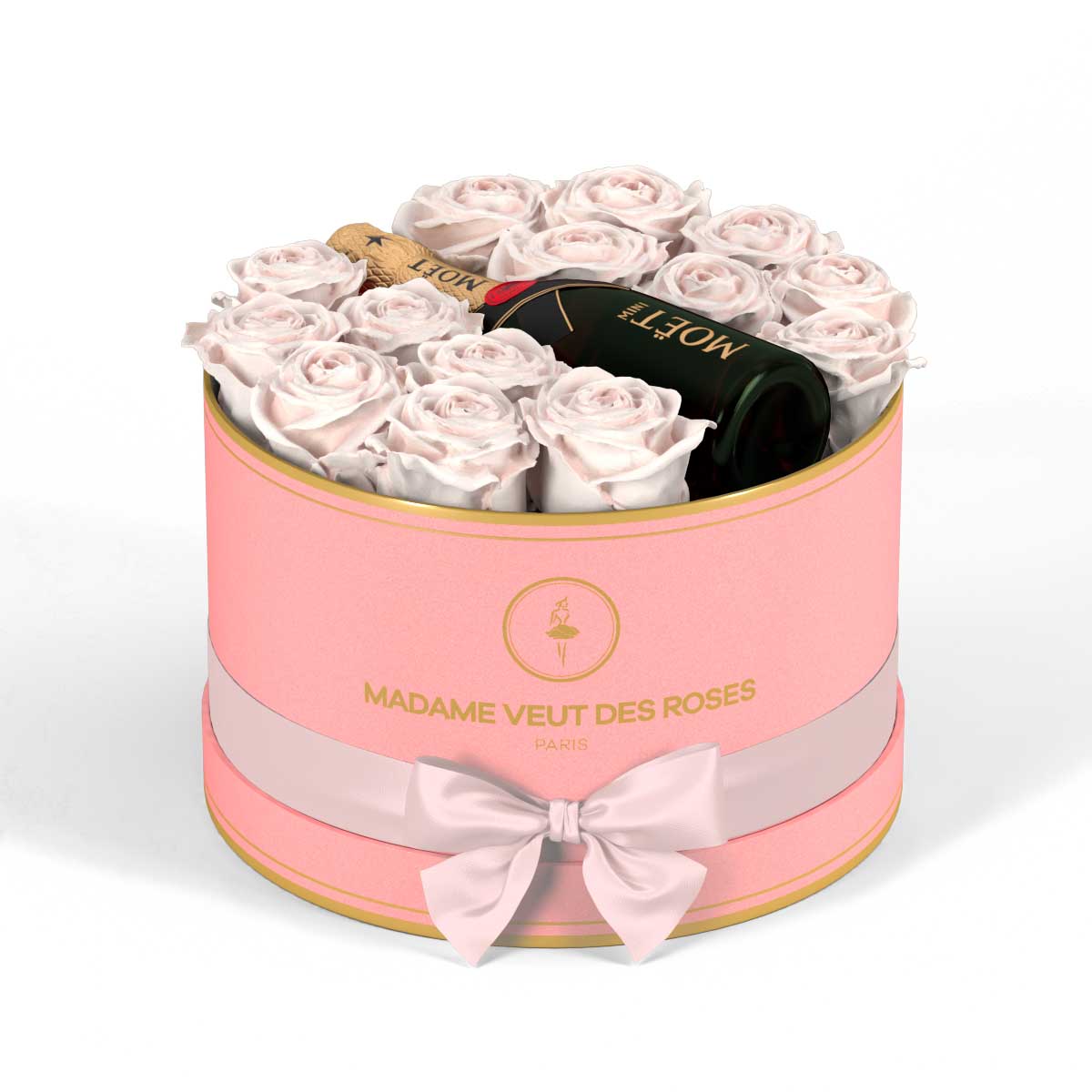 Rond Medium - Roses éternelles - Madame Veut Des Roses