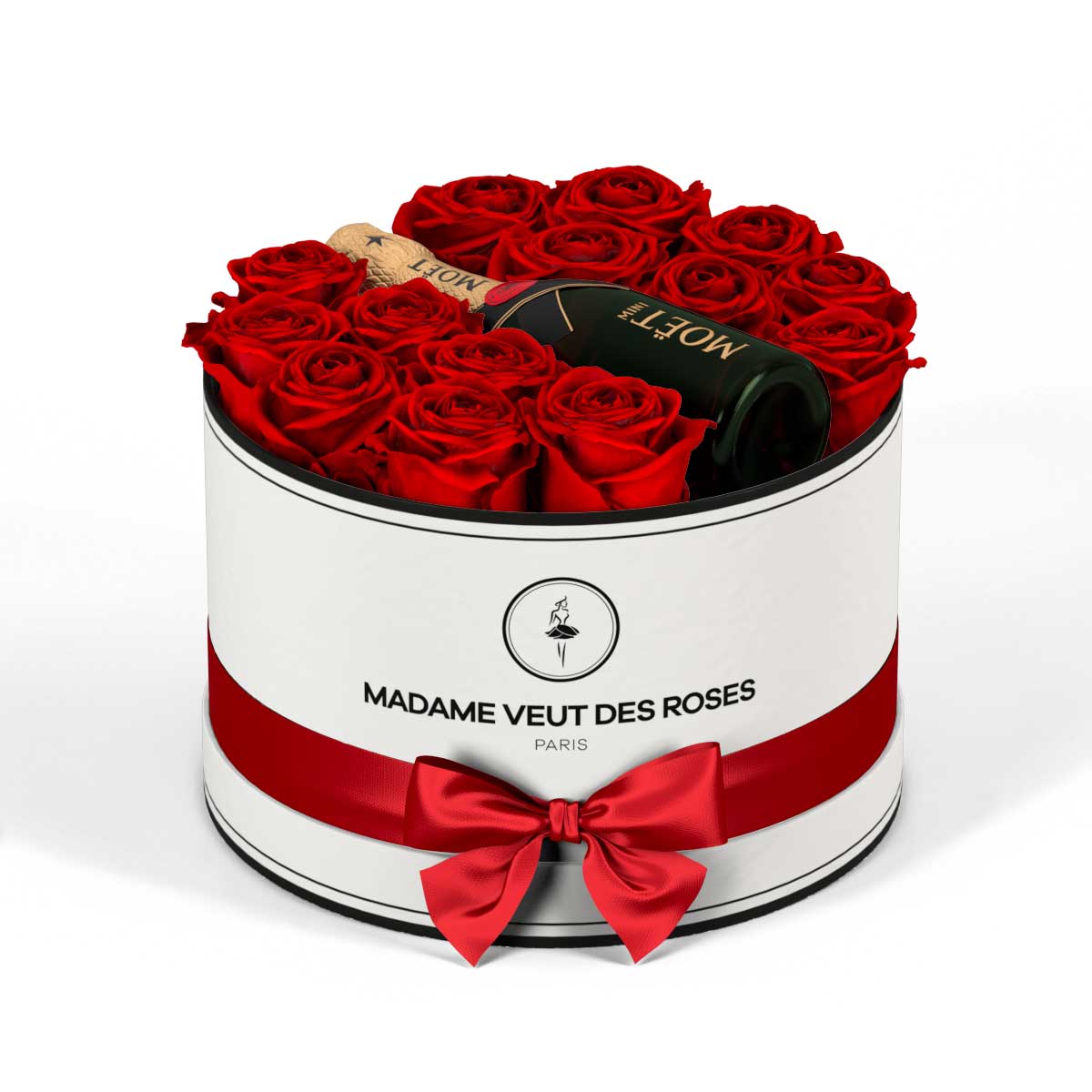 Rond Medium - Roses éternelles - Madame Veut Des Roses