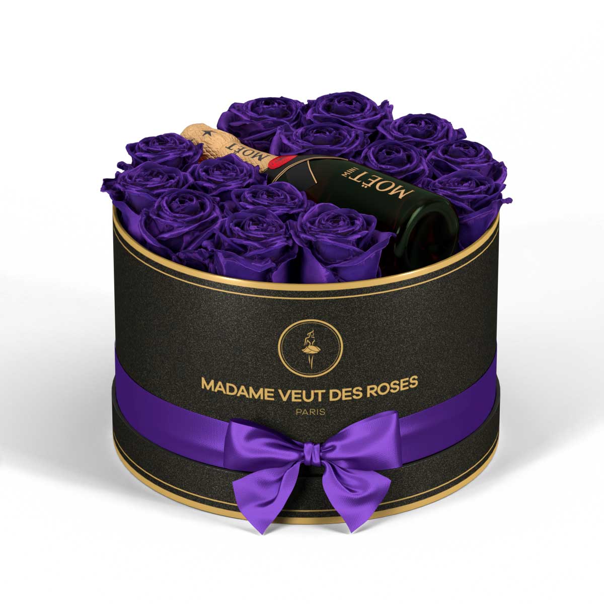 Rond Medium - Roses éternelles - Madame Veut Des Roses