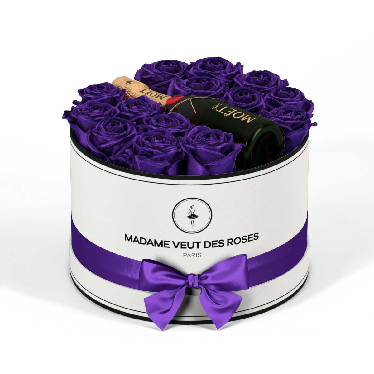 Rond Medium - Roses éternelles - Madame Veut Des Roses
