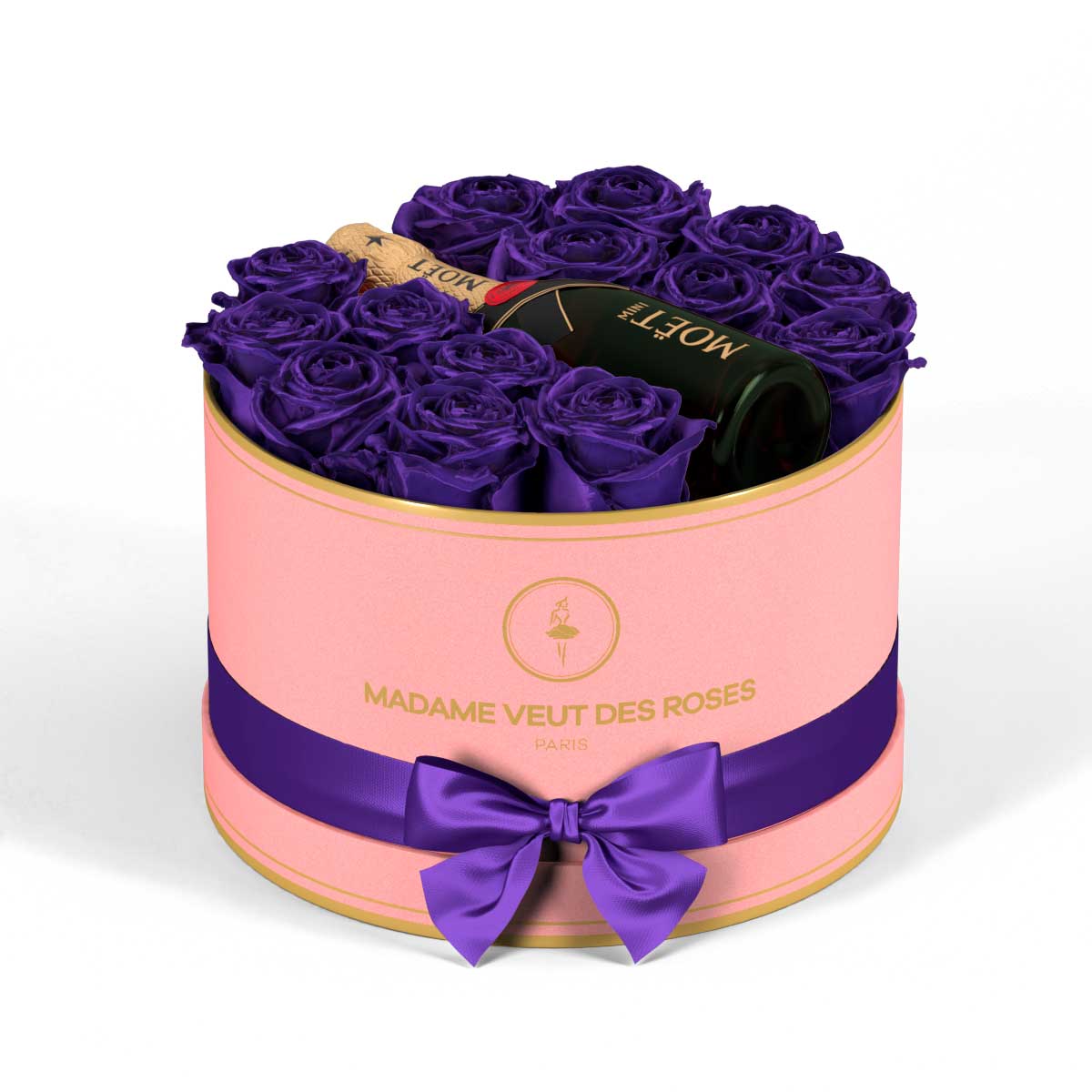 Rond Medium - Roses éternelles - Madame Veut Des Roses