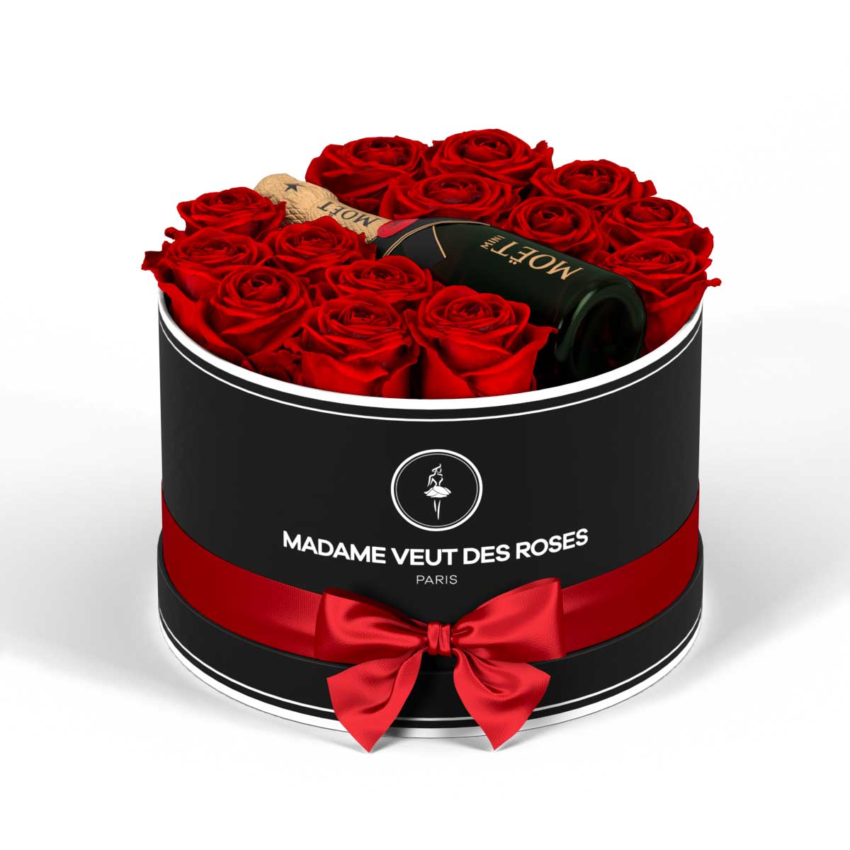 Rond Medium - Roses éternelles - Madame Veut Des Roses