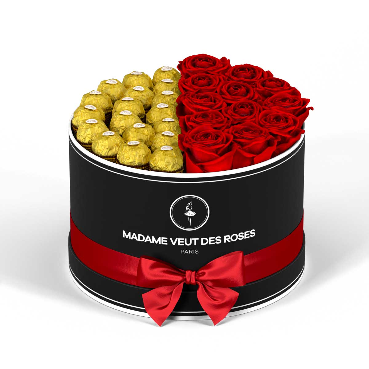 Rond Medium - Roses éternelles - Madame Veut Des Roses