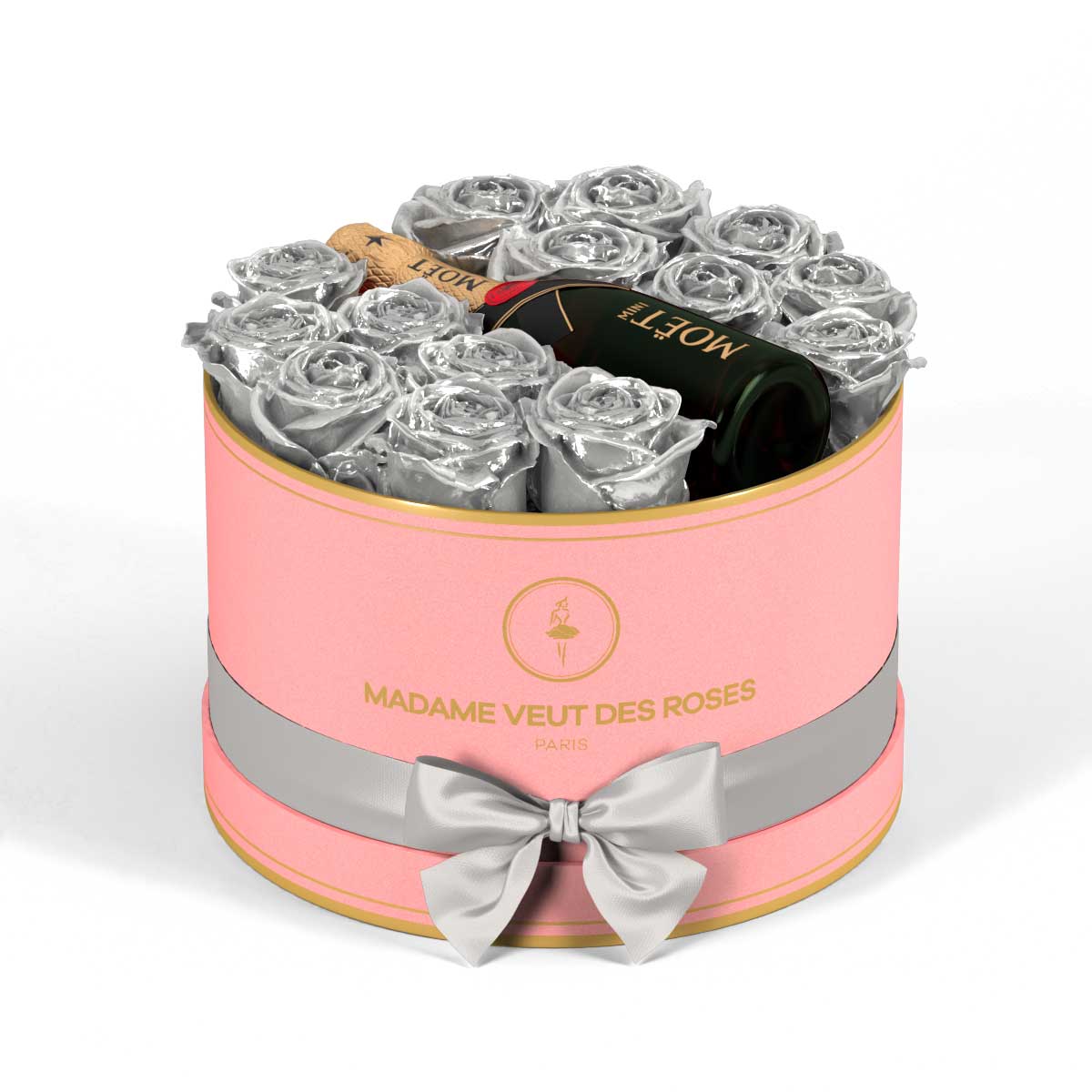 Rond Medium - Roses éternelles - Madame Veut Des Roses