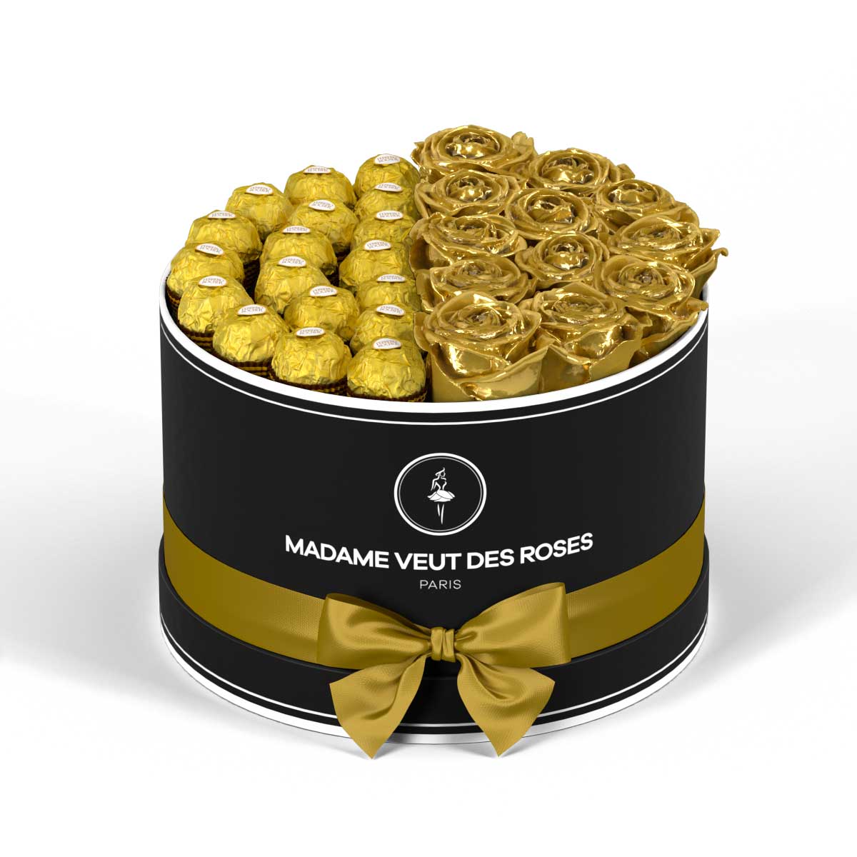 Rond Medium - Roses éternelles - Madame Veut Des Roses