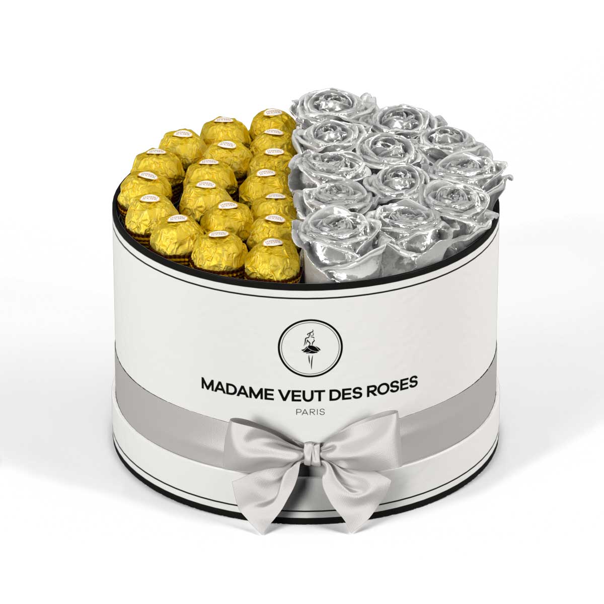 Rond Medium - Roses éternelles - Madame Veut Des Roses