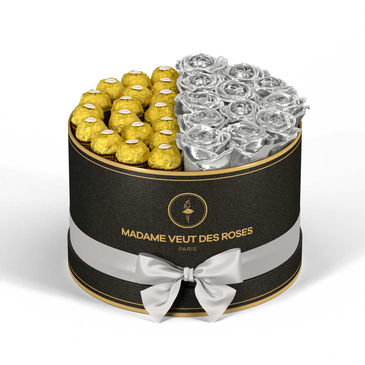 Rond Medium - Roses éternelles - Madame Veut Des Roses