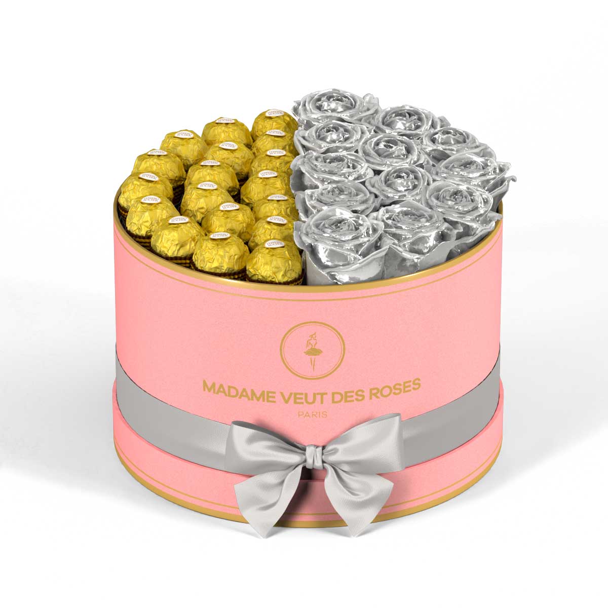 Rond Medium - Roses éternelles - Madame Veut Des Roses