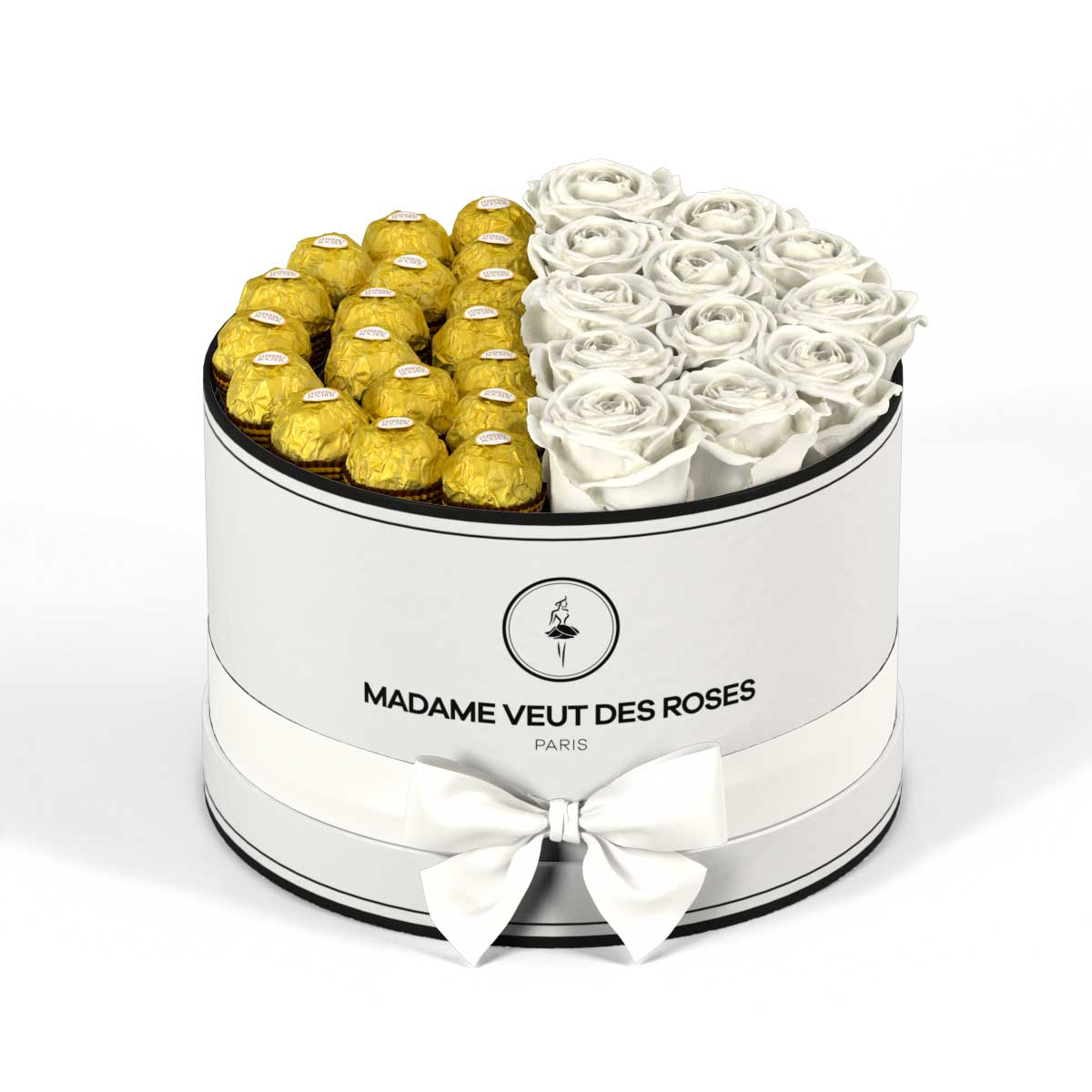 Rond Medium - Roses éternelles - Madame Veut Des Roses