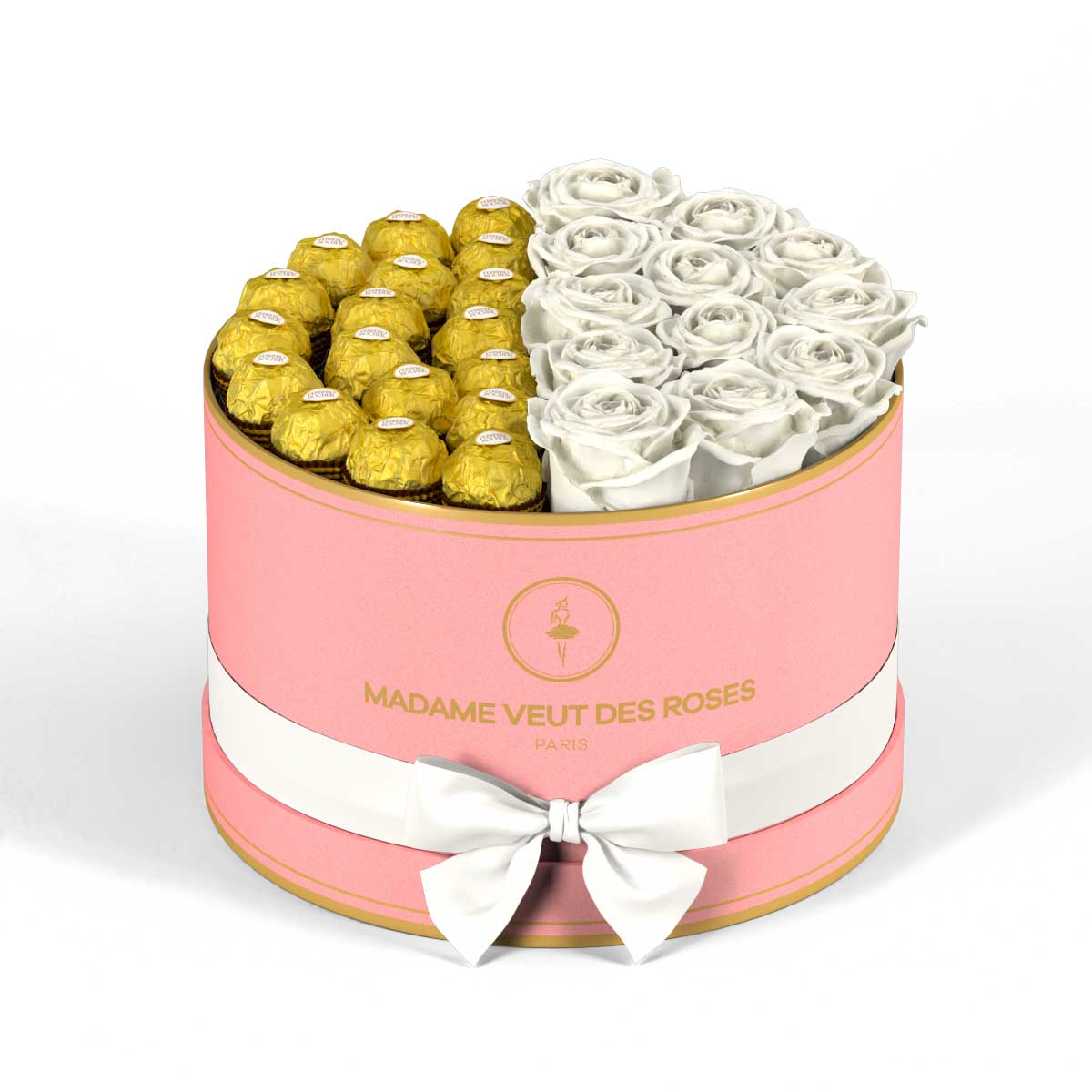 Rond Medium - Roses éternelles - Madame Veut Des Roses